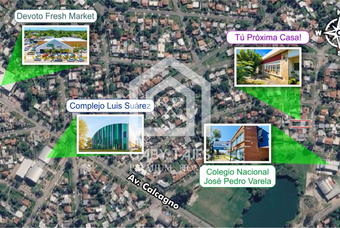 Casa Shangrila Venta 3 Dormitorios Gran Terreno Padron Unico